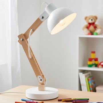 Brilagi - Asztali lámpa FOCUS 1xE27/40W/230V fehér