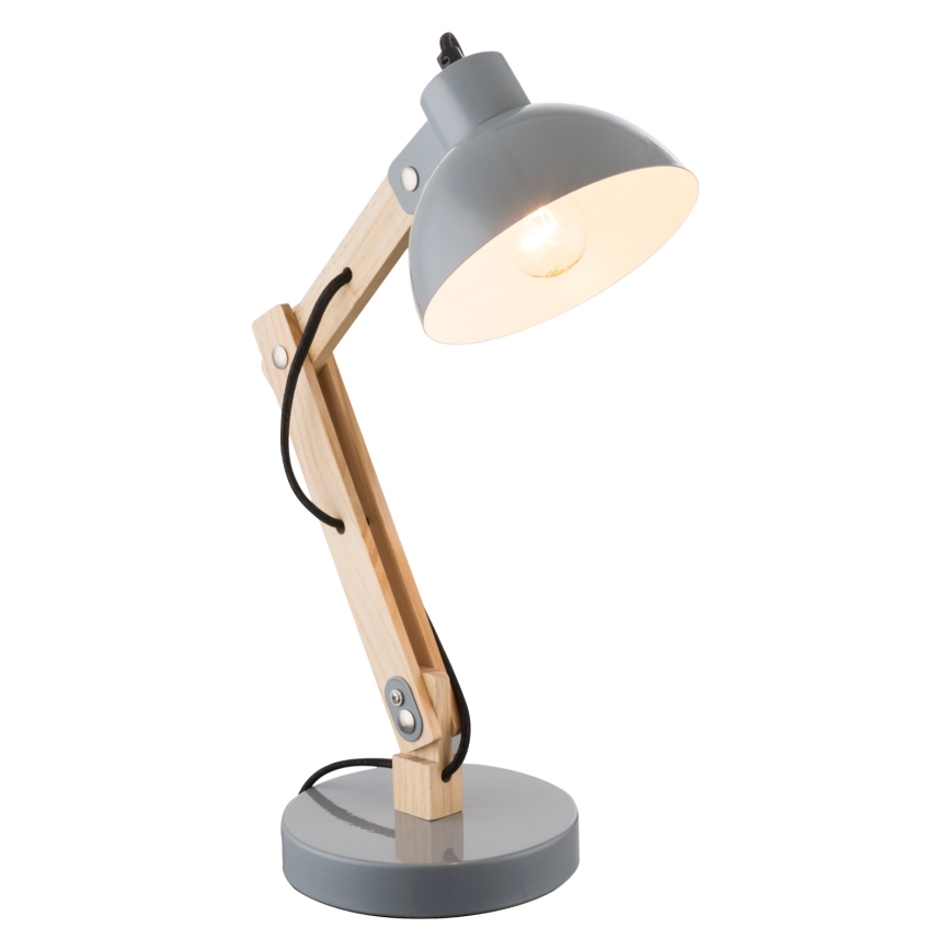 Brilagi - Asztali lámpa FOCUS 1xE27/40W/230V szürke