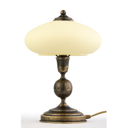 BRILAGI - Asztali lámpa MOLLERO 1xE14/11W/230V bronz/patina