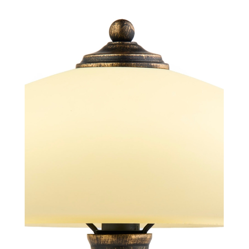 BRILAGI - Asztali lámpa MOLLERO 1xE14/11W/230V bronz/patina