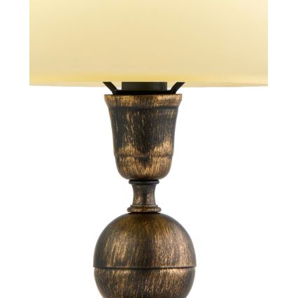 BRILAGI - Asztali lámpa MOLLERO 1xE14/11W/230V bronz/patina