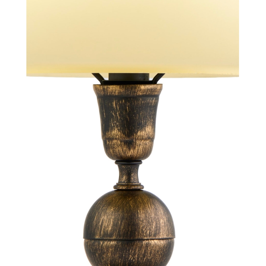 BRILAGI - Asztali lámpa MOLLERO 1xE14/11W/230V bronz/patina