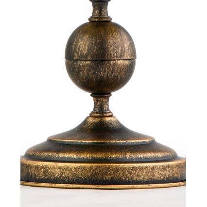 BRILAGI - Asztali lámpa MOLLERO 1xE14/11W/230V bronz/patina