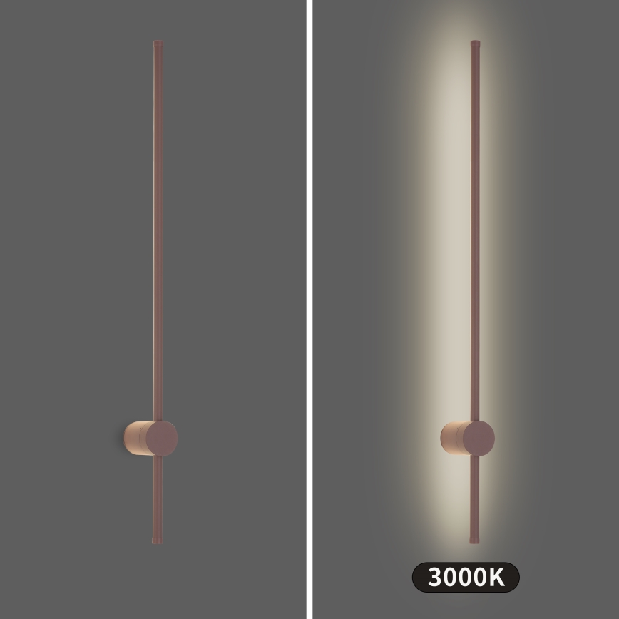 Brilagi - LED kültéri fali lámpatest AURA LED/20W/230V 3000K IP54 97 cm barna CRI 90