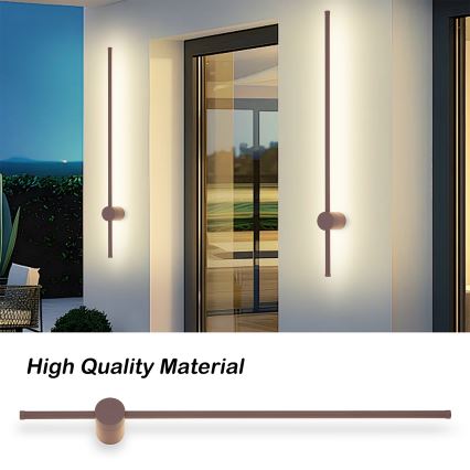 Brilagi - LED kültéri fali lámpatest AURA LED/20W/230V 3000K IP54 97 cm barna CRI 90