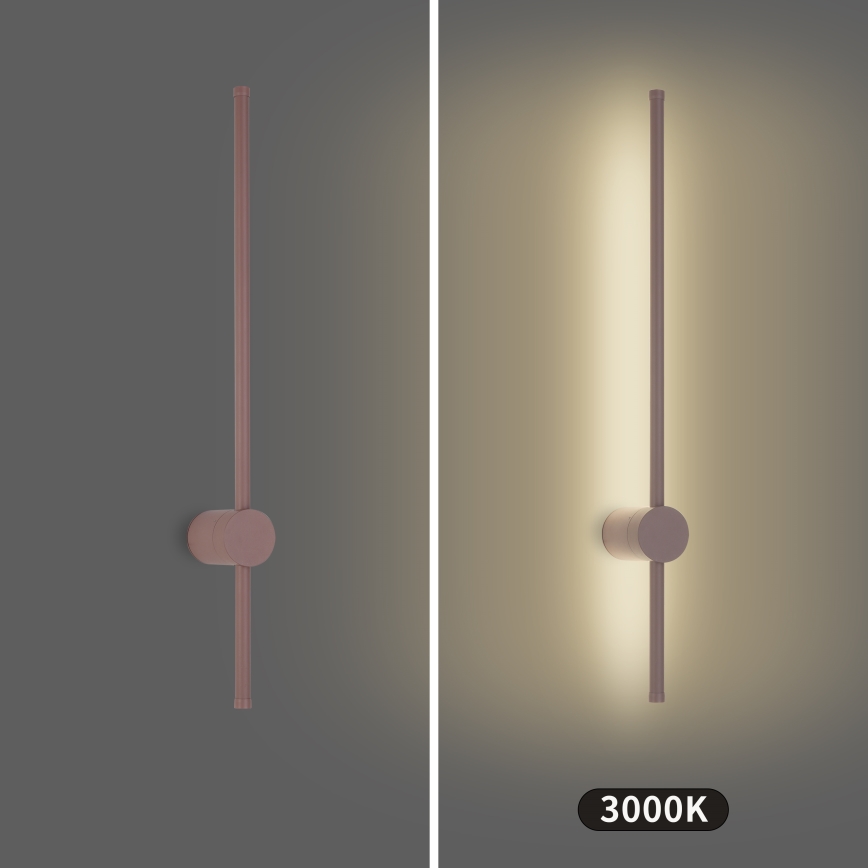Brilagi - AURA LED kültéri fali lámpa LED/12W/230V 3000K IP54 65 cm barna CRI 90