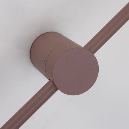 Brilagi - AURA LED kültéri fali lámpa LED/12W/230V 3000K IP54 65 cm barna CRI 90