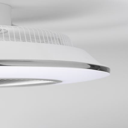 Brilagi - LED dimmelhető világítás ventilátorral AURA LED/38W/230V 3000-6000K ezüst + távirányító
