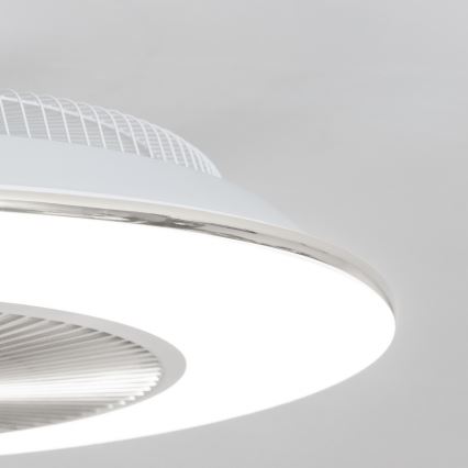 Brilagi - LED dimmelhető világítás ventilátorral AURA LED/38W/230V 3000-6000K ezüst + távirányító