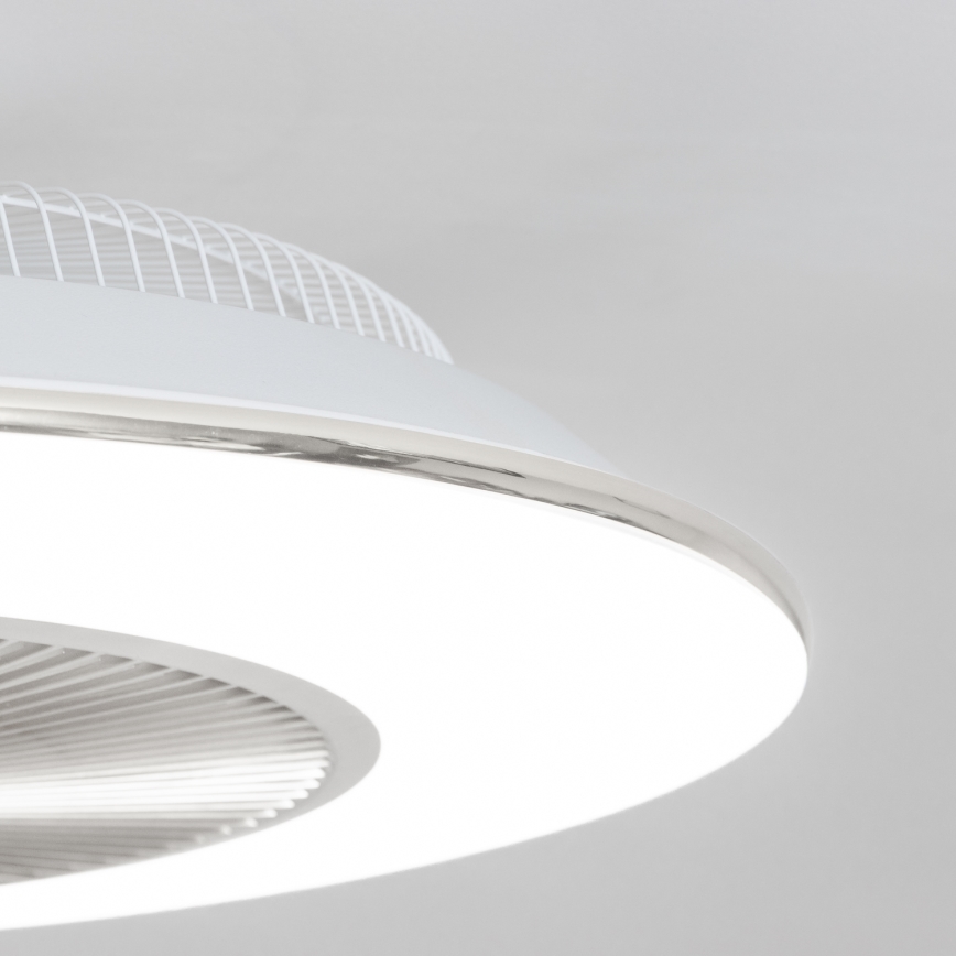 Brilagi - LED dimmelhető világítás ventilátorral AURA LED/38W/230V 3000-6000K ezüst + távirányító