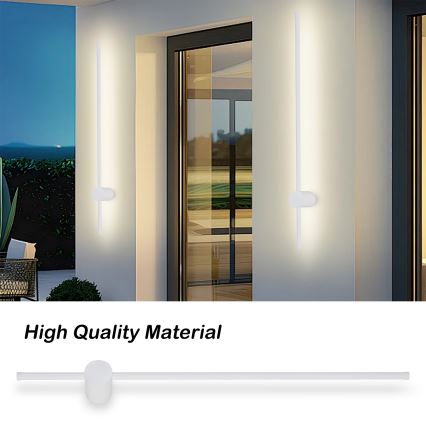 Brilagi - LED Kültéri fali lámpa AURA LED/20W/230V 3000K IP54 97 cm fehér CRI 90