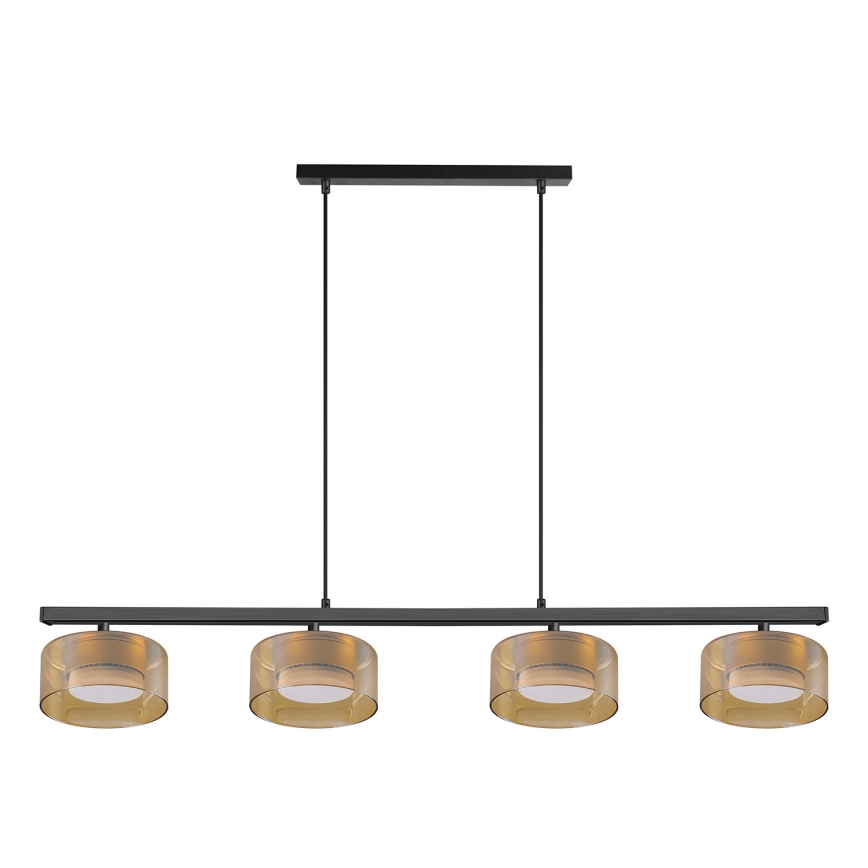Brilagi - AURA LUX kábeles csillár 4xGX53/30W/230V fekete/arany