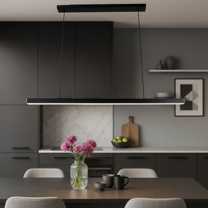 Brilagi - AXIS LED csillár kábelen, 30 W, 230 V, 120 cm, fekete