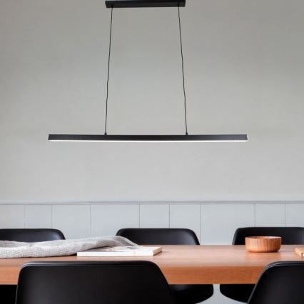 Brilagi - AXIS LED csillár kábelen, 30 W, 230 V, 120 cm, fekete