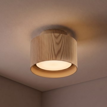 Brilagi - BACKLIT spotlámpa 1xGX53/15W/230V Ø 10 cm tölgy dekor