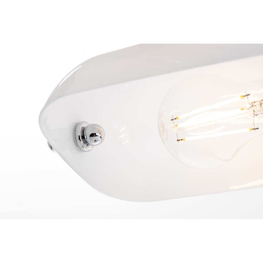 Brilagi - Asztali lámpa BANK OFFICE 1xE27/60W/230V fényes króm/fehér