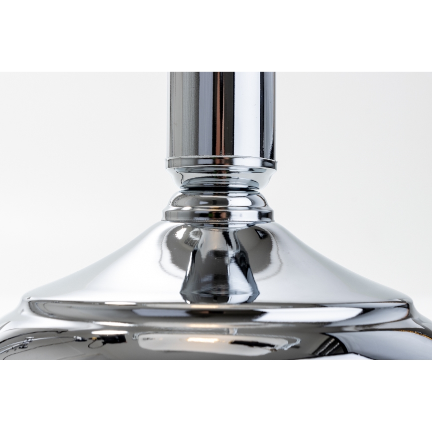 Brilagi - Asztali lámpa BANK OFFICE 1xE27/60W/230V fényes króm/fehér