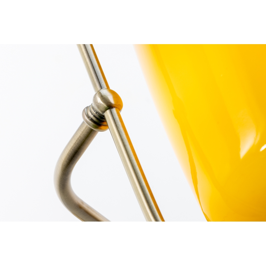 Brilagi - Asztali lámpa BANK OFFICE 1xE27/60W/230V réz/narancssárga