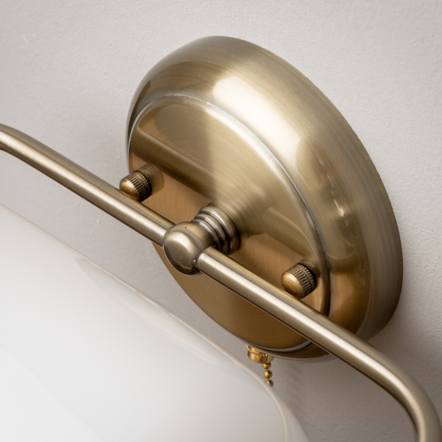 Brilagi - BANK OFFICE fali lámpa 1xE27/60W/230V sárgaréz/fehér