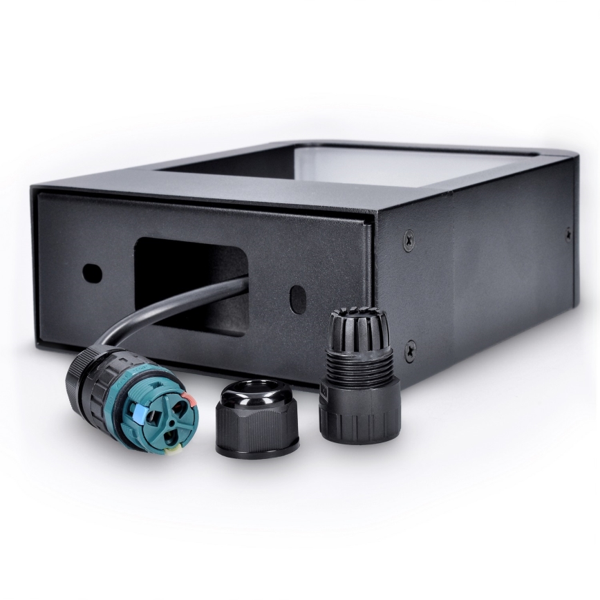 Brilagi - LED Kültéri fali lámpa BARI LED/7W/230V 3000/4000/6000K fekete IP54