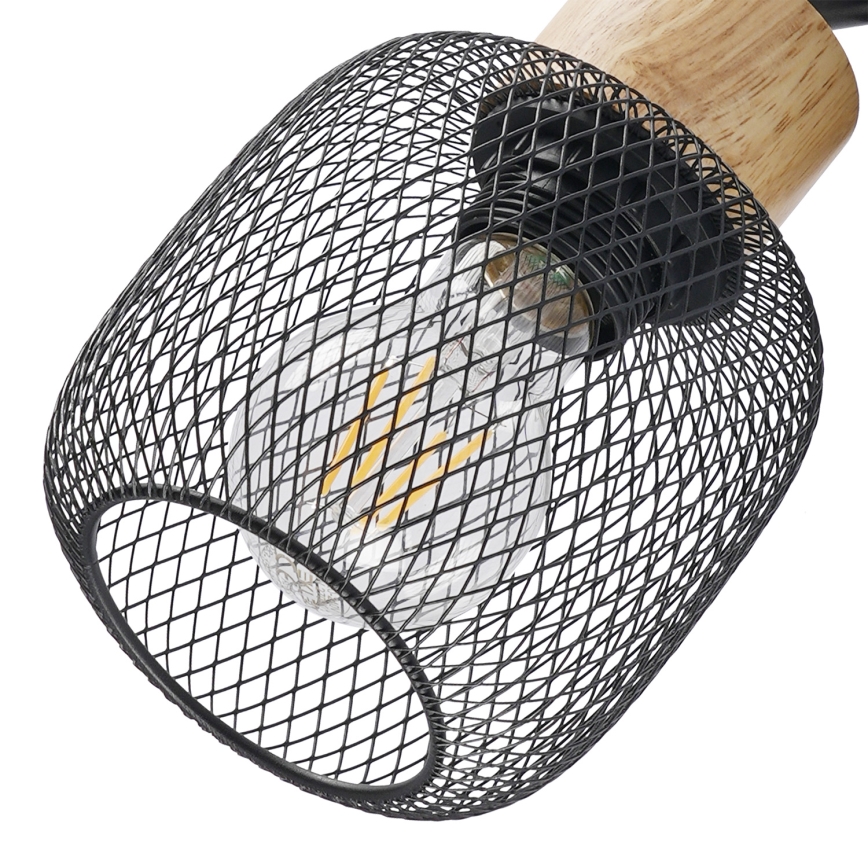 Brilagi - BASKLITE spotlámpa 3xE27/15W/230V fa/fekete