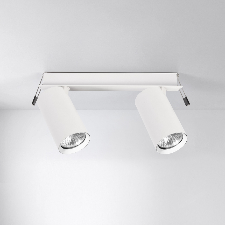 Brilagi - Beépíthető mennyezeti lámpatest SELE 2xGU10/30W/230V fehér