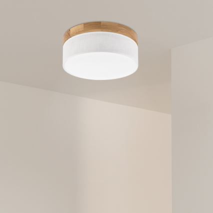 Brilagi - BELLADONNA LED mennyezeti lámpa LED/20W/230V Ø 30 cm fehér/tölgy