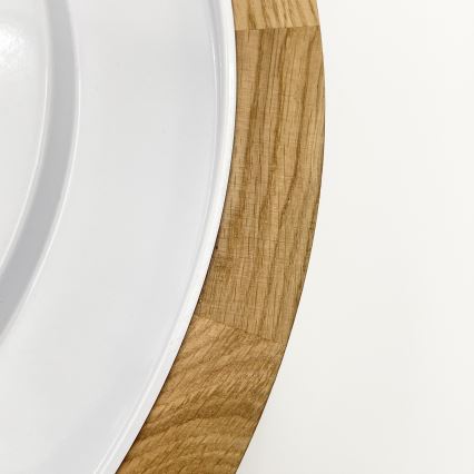 Brilagi - BELLADONNA LED mennyezeti lámpa LED/36W/230V, átm. 40 cm, krémszín/tölgy