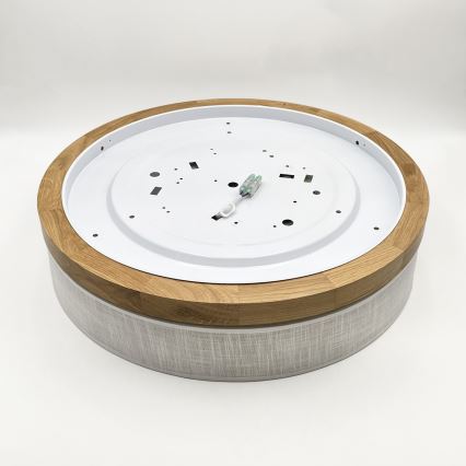 Brilagi - BELLADONNA LED mennyezeti lámpa, LED/36W/230V, átm. 50 cm, fehér/tölgy