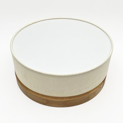 Brilagi - BELLADONNA LED mennyezeti lámpatest LED/20W/230V átm. 30 cm krémszínű/tölgy