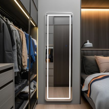 Brilagi - Szabadon álló tükör BELLEZA LED/42W/230V 160x50 cm IP44 CRI 90 fényerőszabályozható + CCT