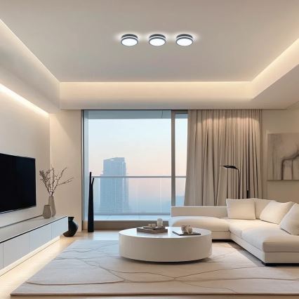 Brilagi - LED kültéri lámpa mozgásérzékelővel BENE LED/18W/230V átmérő 22 cm antracit IP54