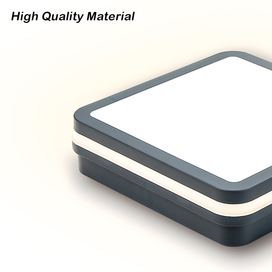 Brilagi - LED kültéri lámpa szenzorral BENE LED/18W/230V 22x22 cm antracit IP54