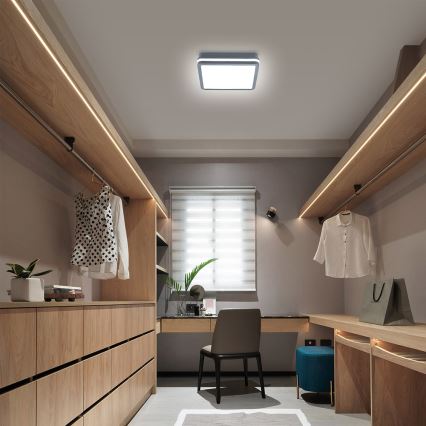 Brilagi - LED kültéri mozgásérzékelős lámpa BENE LED/24W/230V 26x26 cm antracit IP54