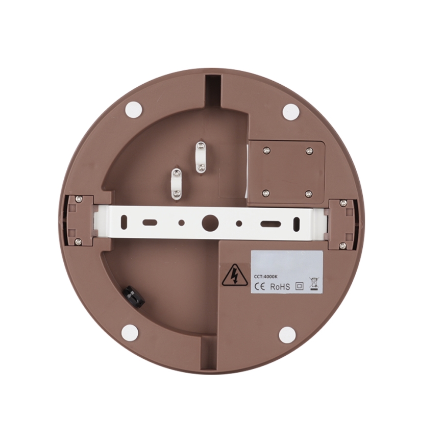 Brilagi - BENE LED kültéri mennyezeti lámpatest LED/24W/230V átm. 26 cm barna IP54