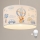 Brilagi - BOBO LED gyerekszoba csillár zsinóron, 1xE27/60W/230V, átm. 35 cm, kék/mackók