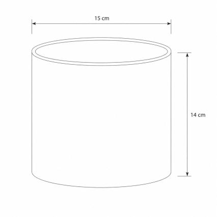 Brilagi - BOBO univerzális E27 lámpabúra, átmérő 15 cm, fehér/zöld/dzsungel