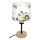 Brilagi - BOBO WOOD gyermek asztali lámpa 1xE27/25W/230V tölgy/fekete/fehér/zöld/dzsungel