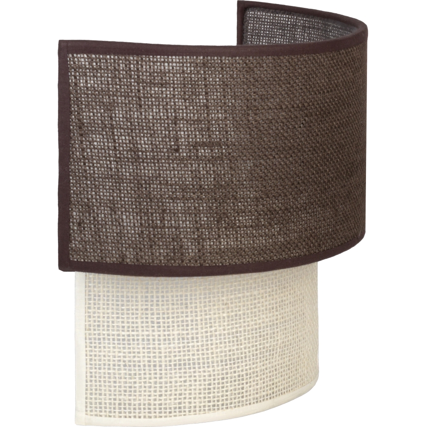 Brilagi - BOHO ECO LED fali lámpa 1xE27/10W/230V barna/krémszínű