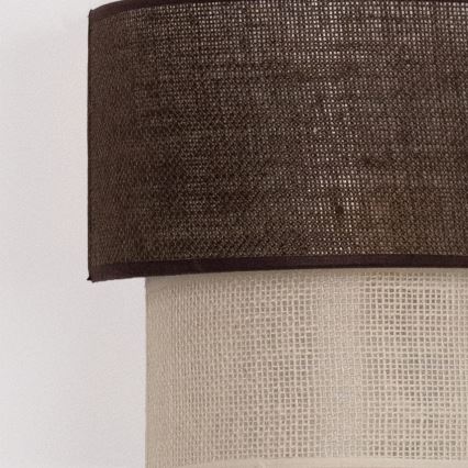 Brilagi - BOHO ECO LED fali lámpa 1xE27/10W/230V barna/krémszínű