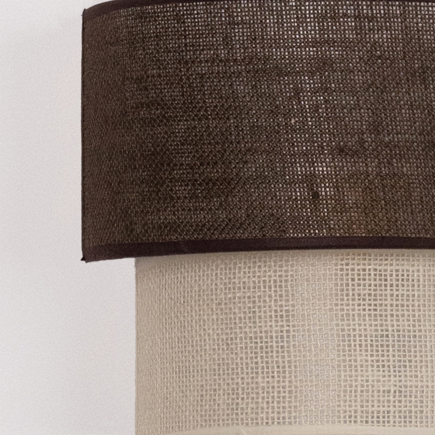 Brilagi - BOHO ECO LED fali lámpa 1xE27/10W/230V barna/krémszínű