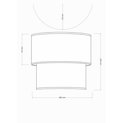 Brilagi - BOHO ECO LED fali lámpa 1xE27/10W/230V barna/krémszínű
