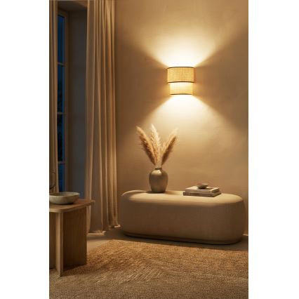 Brilagi - BOHO ECO LED fali lámpa 1xE27/10W/230V bézs