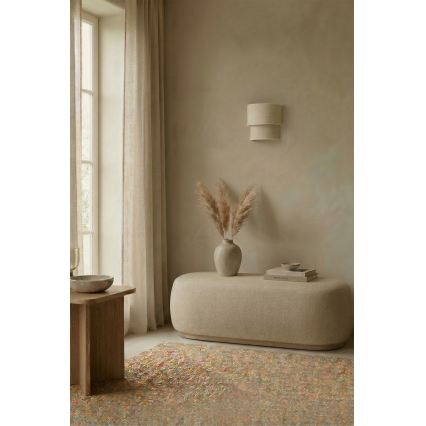 Brilagi - BOHO ECO LED fali lámpatest 1xE27/10W/230V krémszínű