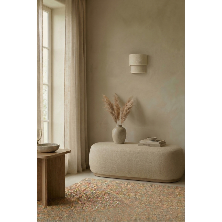 Brilagi - BOHO ECO LED fali lámpatest 1xE27/10W/230V krémszínű