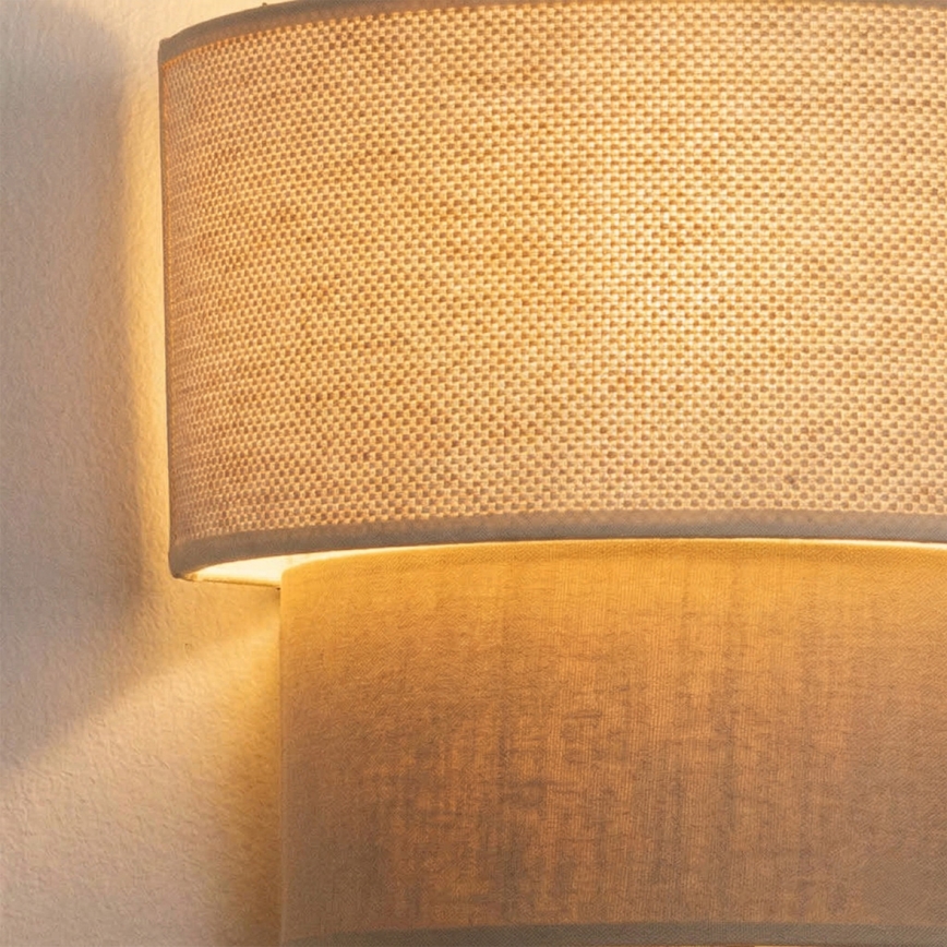 Brilagi - BOHO ECO LED fali lámpatest 1xE27/10W/230V krémszínű