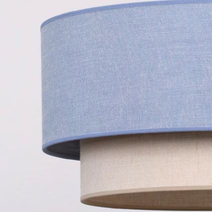 Brilagi - BOHO ECO LED felületre szerelhető csillár 1xE27/10W/230V Ø 40 cm kék/krémszínű