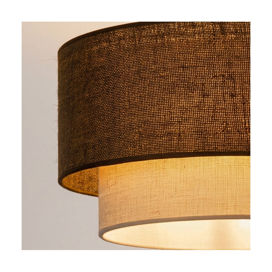 Brilagi - BOHO ECO LED függeszték kábellel 1xE27/10W/230V átm. 40 cm barna/krém