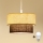 Brilagi - BOHO stílusú LED függeszték kábellel, 1xE27/15W/230V, átmérő 25 cm, krémszínű/barna