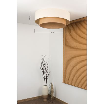 Brilagi - BOHO stílusú LED mennyezeti lámpatest 3xE27/15W/230V Ø 80 cm